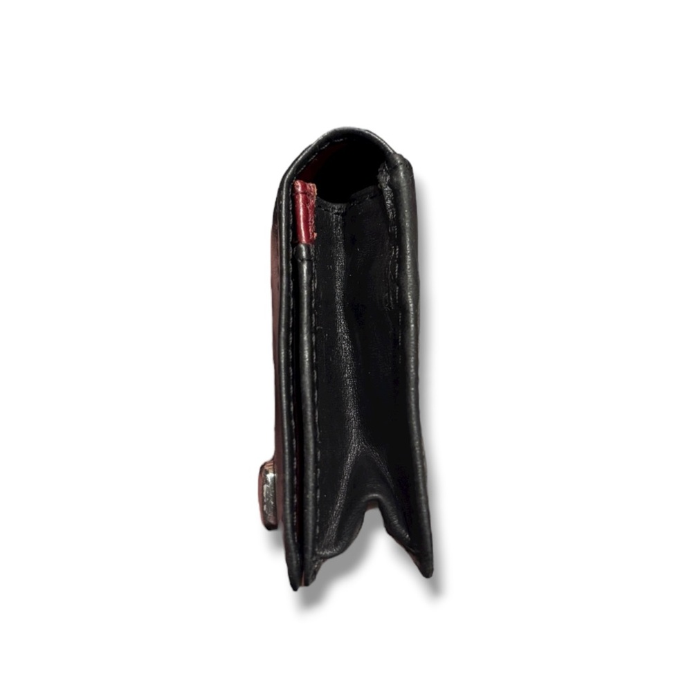 LAUREN RALPH LAUREN Black Leather Keychain Wallet - Picture 3 of 11